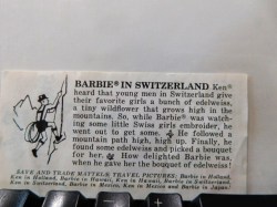 barbie switzerland travel